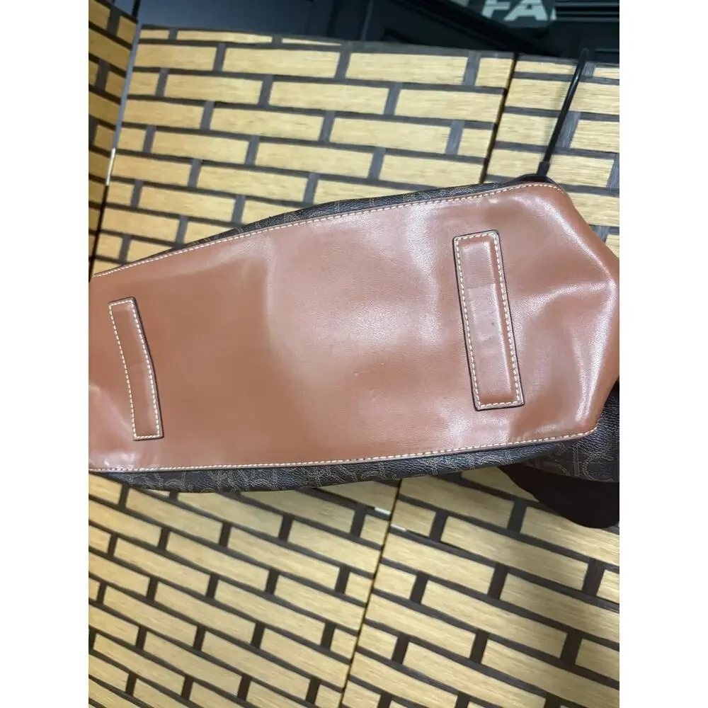 Calvin Klein Black And‎ Brown Tote Bag
